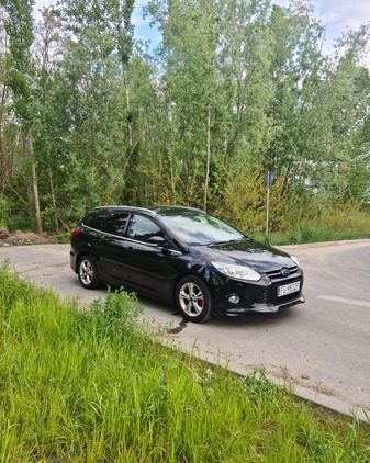 Ford Focus cena 27500 przebieg: 107686, rok produkcji 2013 z Siedliszcze małe 46